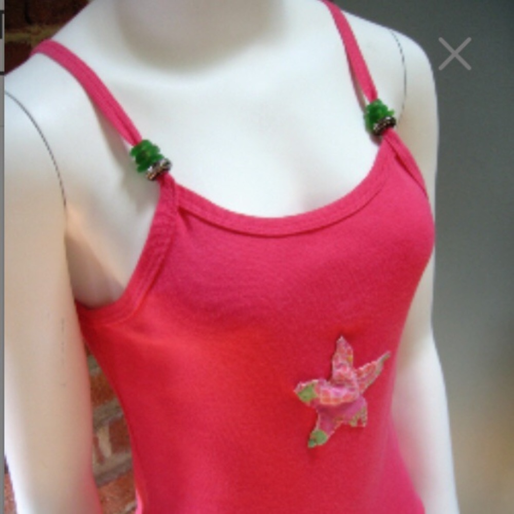 Bubblegum Pink Sea Glass Tank Top